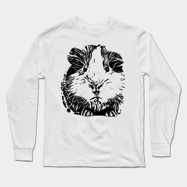 Guinea Pig Long Sleeve T-Shirt by Nimmersatt